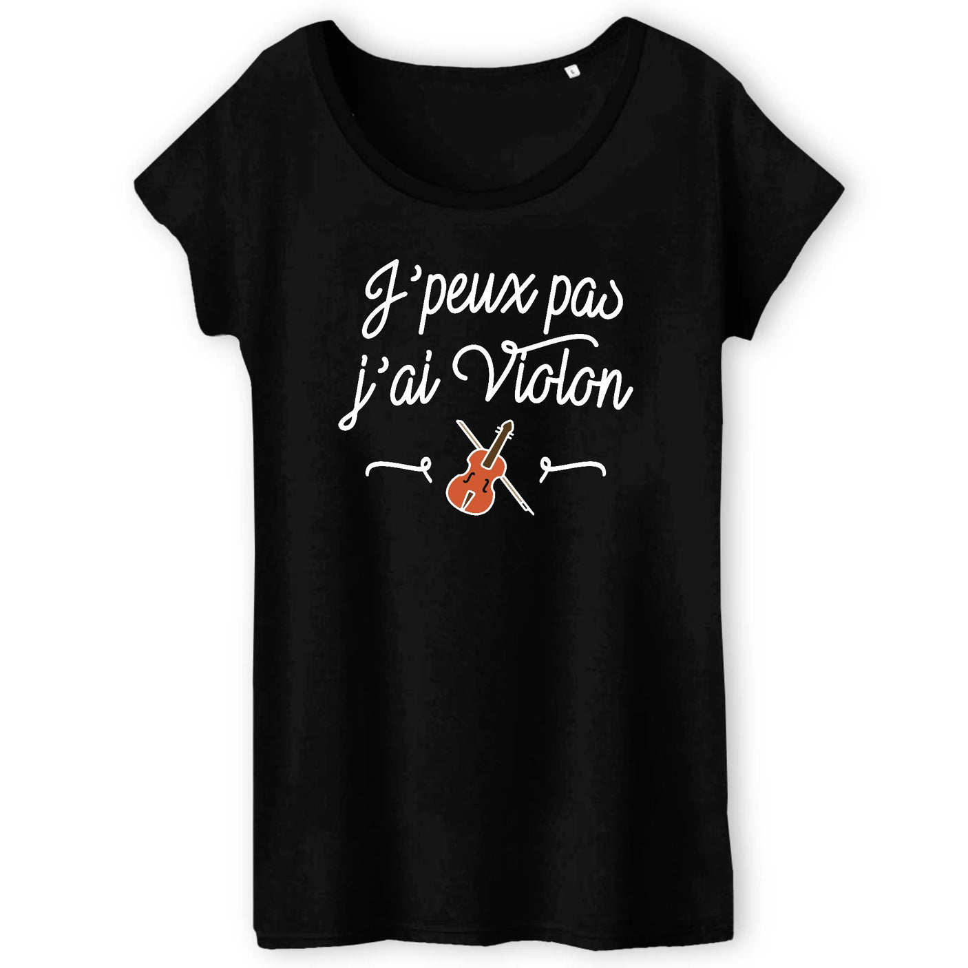 T-Shirt Femme J'peux pas j'ai violon