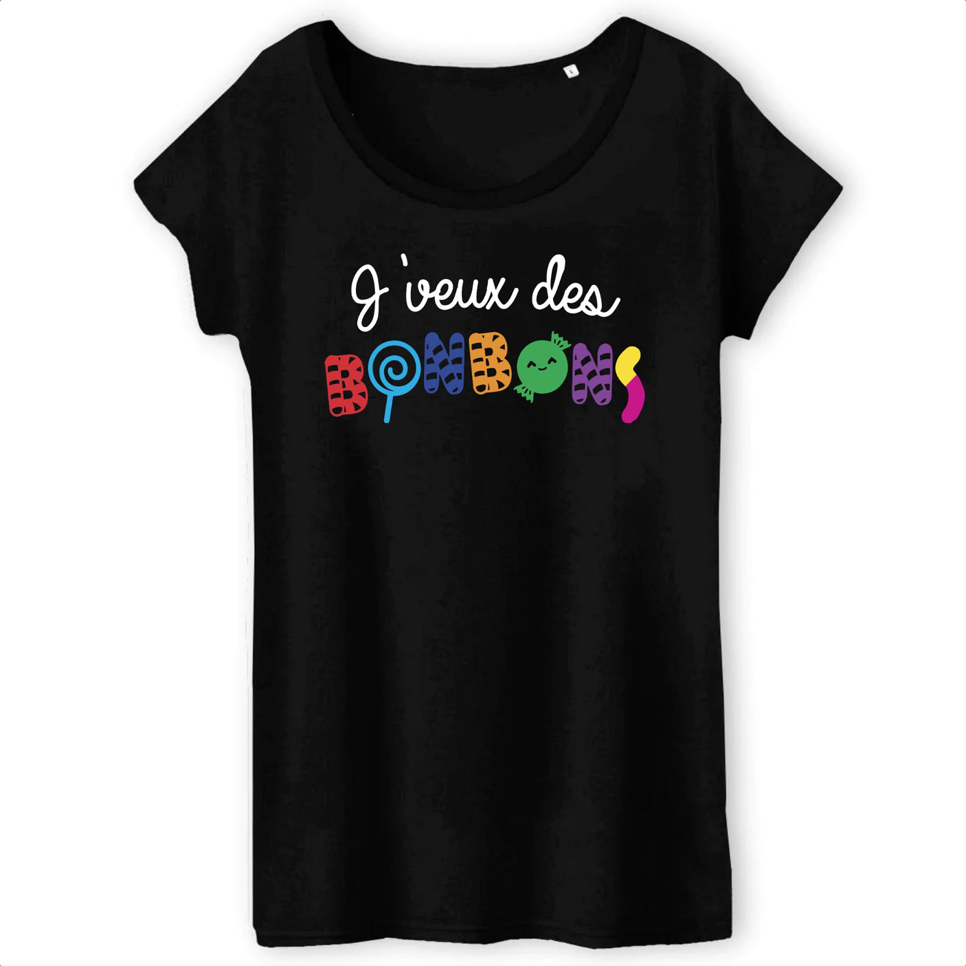 T-Shirt Femme J'veux des bonbons