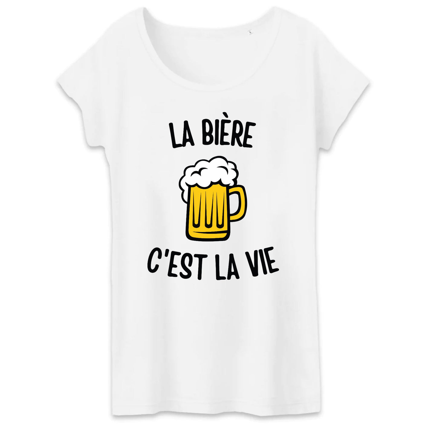 T-Shirt Femme La bière c'est la vie 