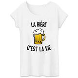 T-Shirt Femme La bière c'est la vie 