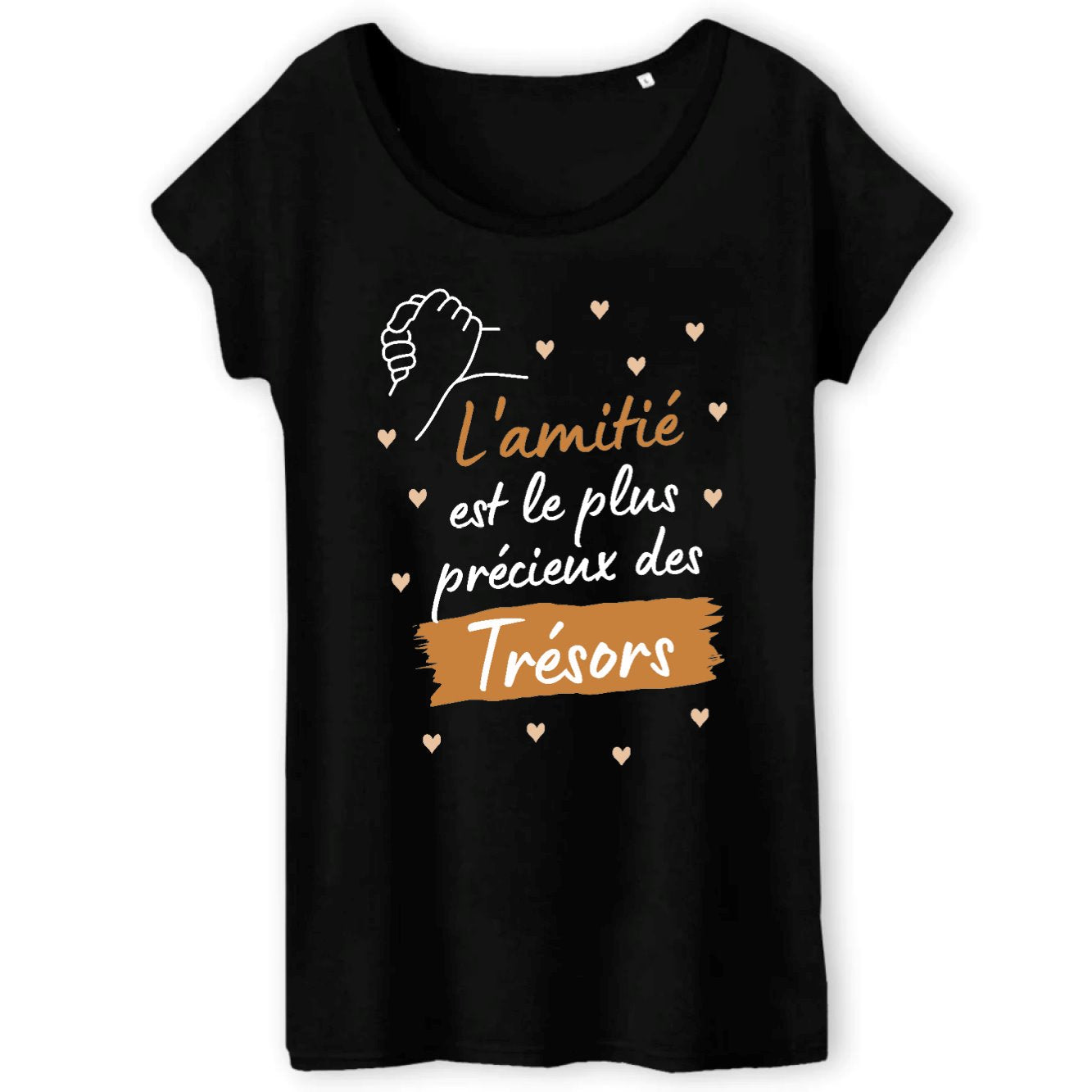 T-Shirt Femme L'amitié le plus précieux des trésors