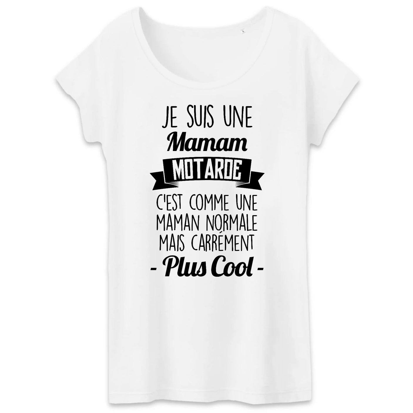 T-Shirt Femme Maman motarde