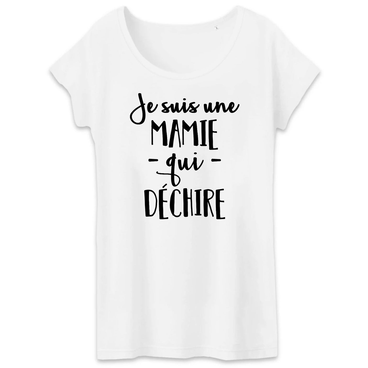 T-Shirt Femme Mamie qui déchire