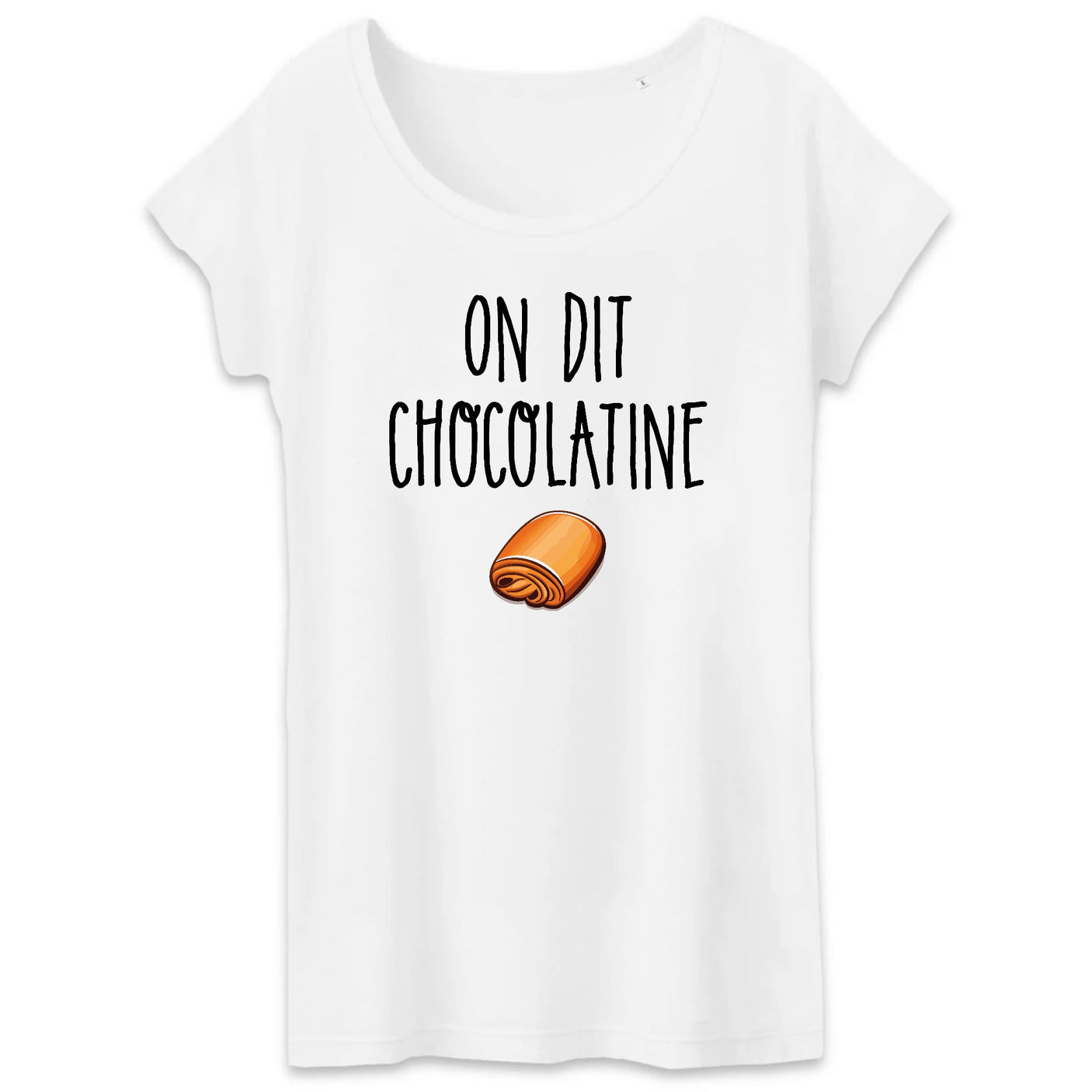 T-Shirt Femme On dit chocolatine