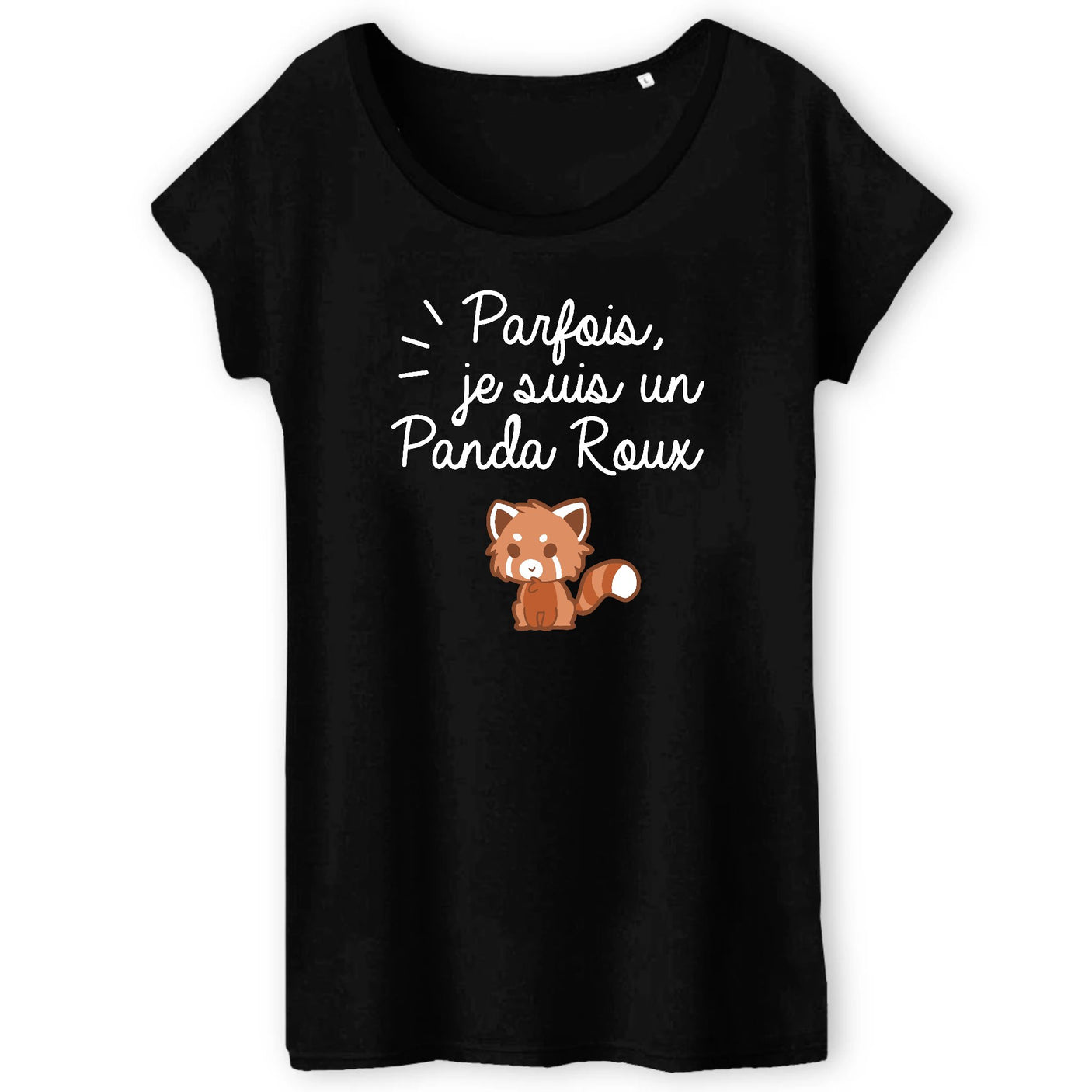 T-Shirt Femme Panda roux