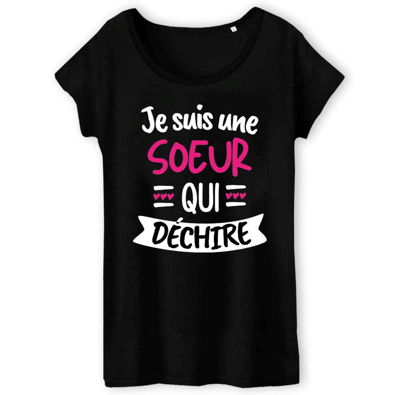 T-Shirt Femme Soeur qui déchire