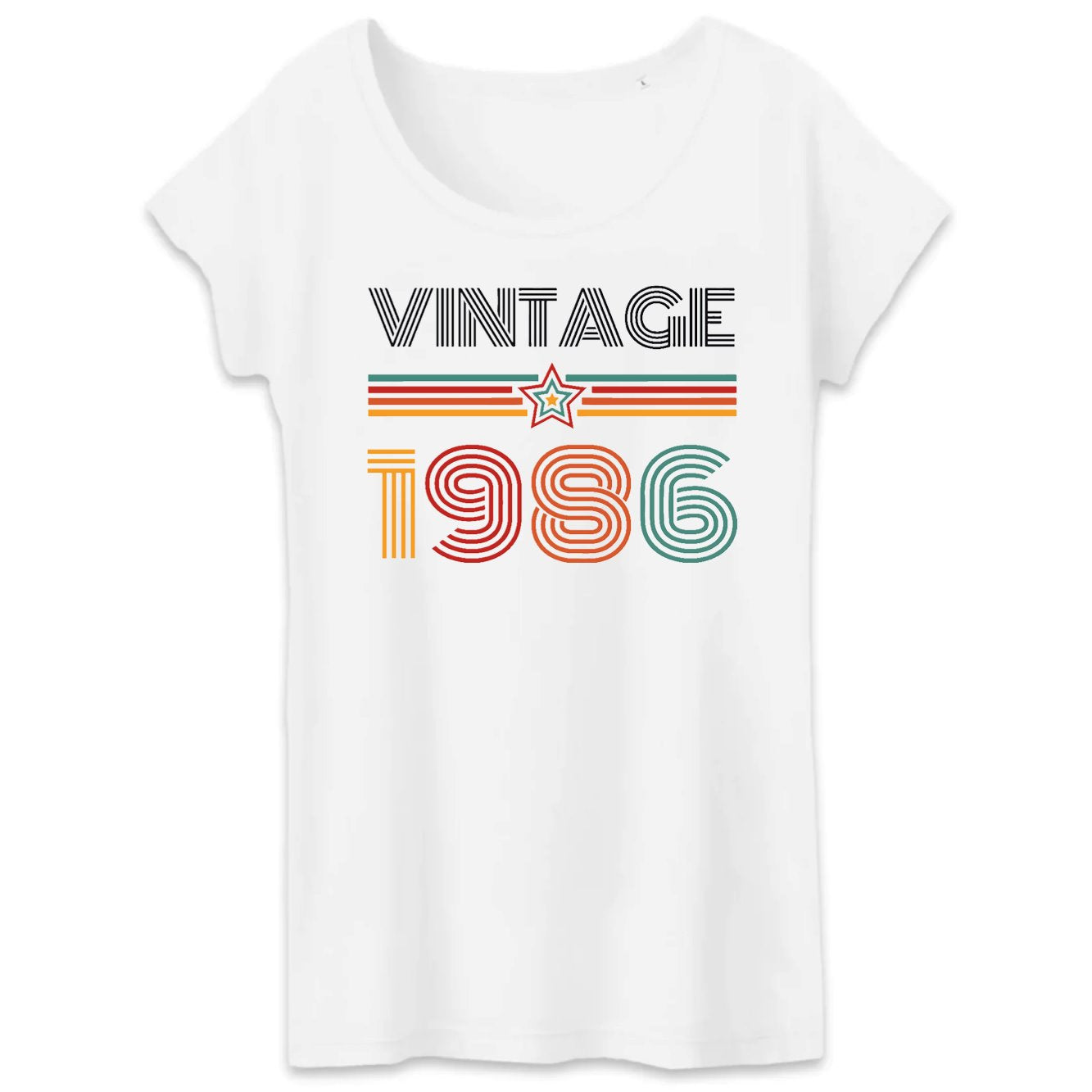 T-Shirt Femme Vintage année 1986