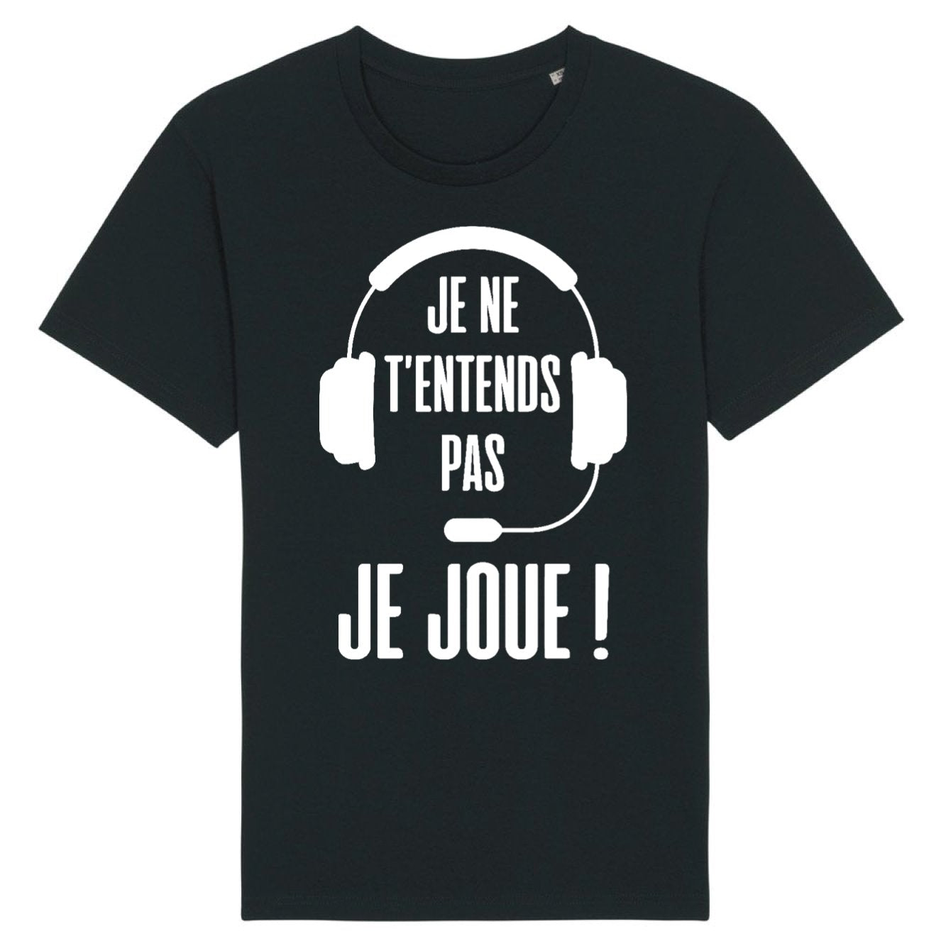 T-Shirt Homme Je ne t'entends pas je joue