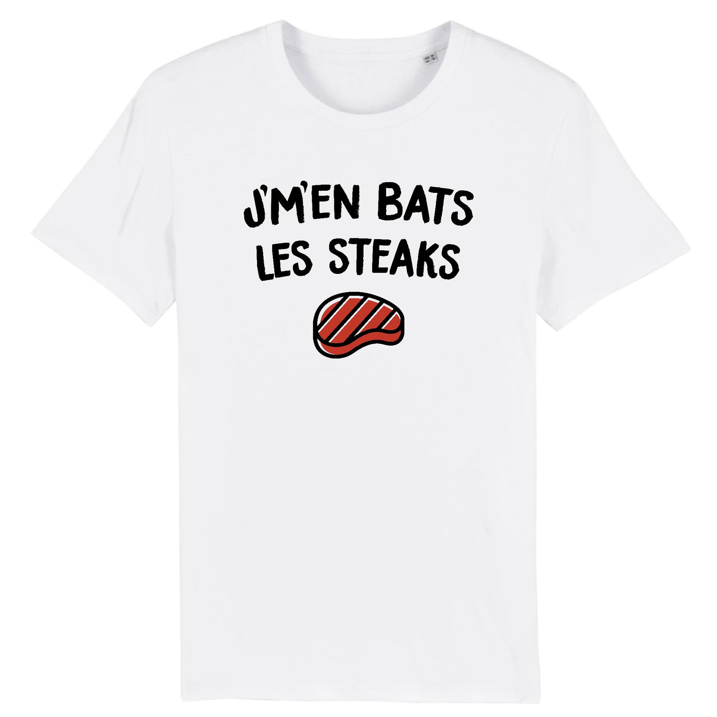T-Shirt Homme J'm'en bats les steaks