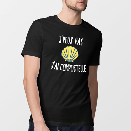 T-Shirt Homme J'peux pas j'ai Compostelle Noir