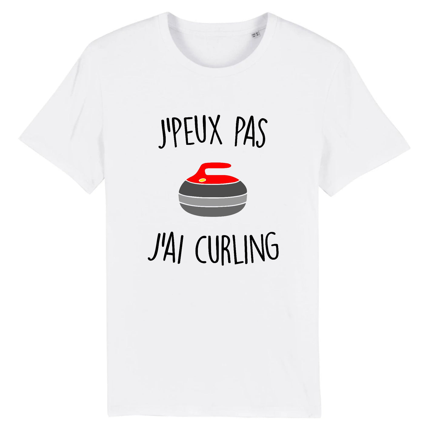 T-Shirt Homme J'peux pas j'ai curling