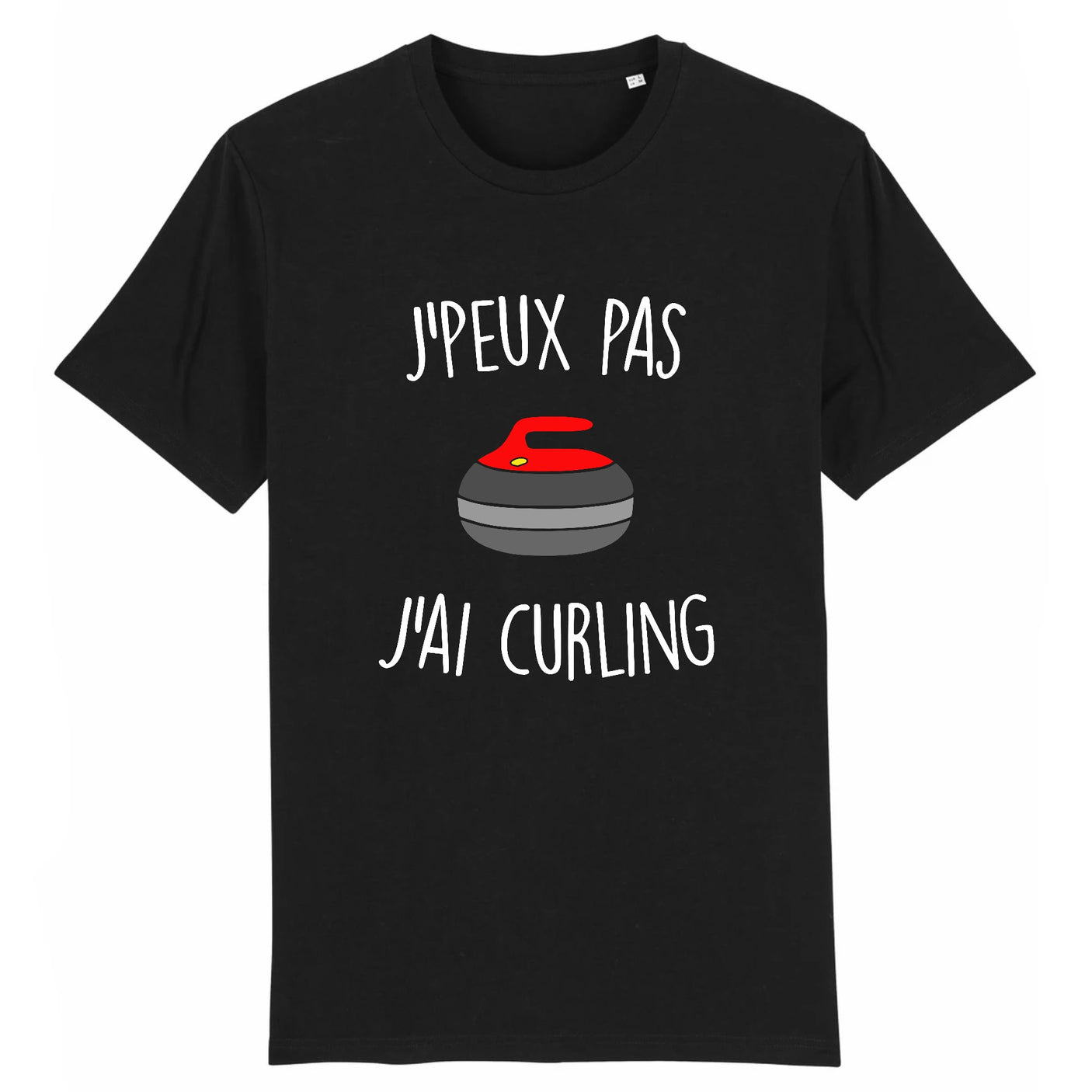 T-Shirt Homme J'peux pas j'ai curling