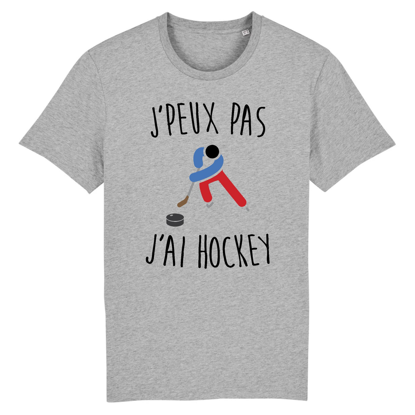 T-Shirt Homme J'peux pas j'ai hockey