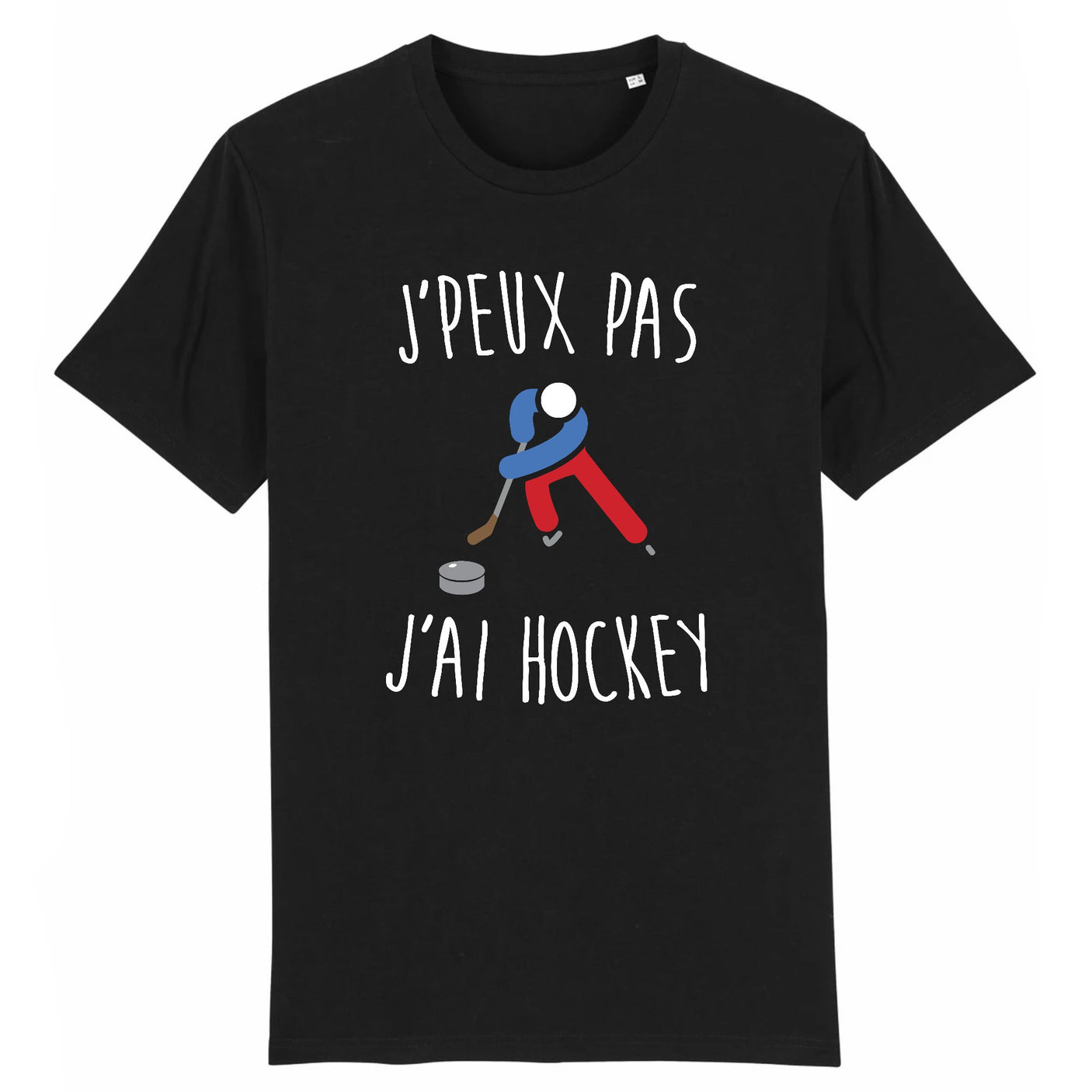 T-Shirt Homme J'peux pas j'ai hockey