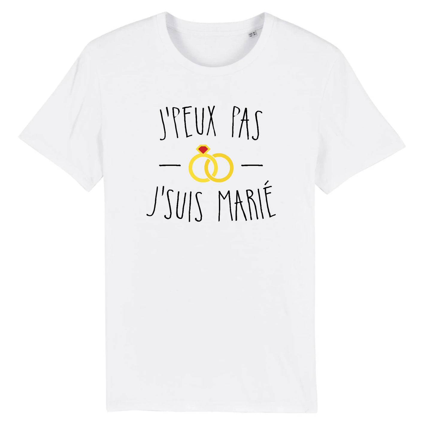 T-Shirt Homme J'peux pas j'suis marié