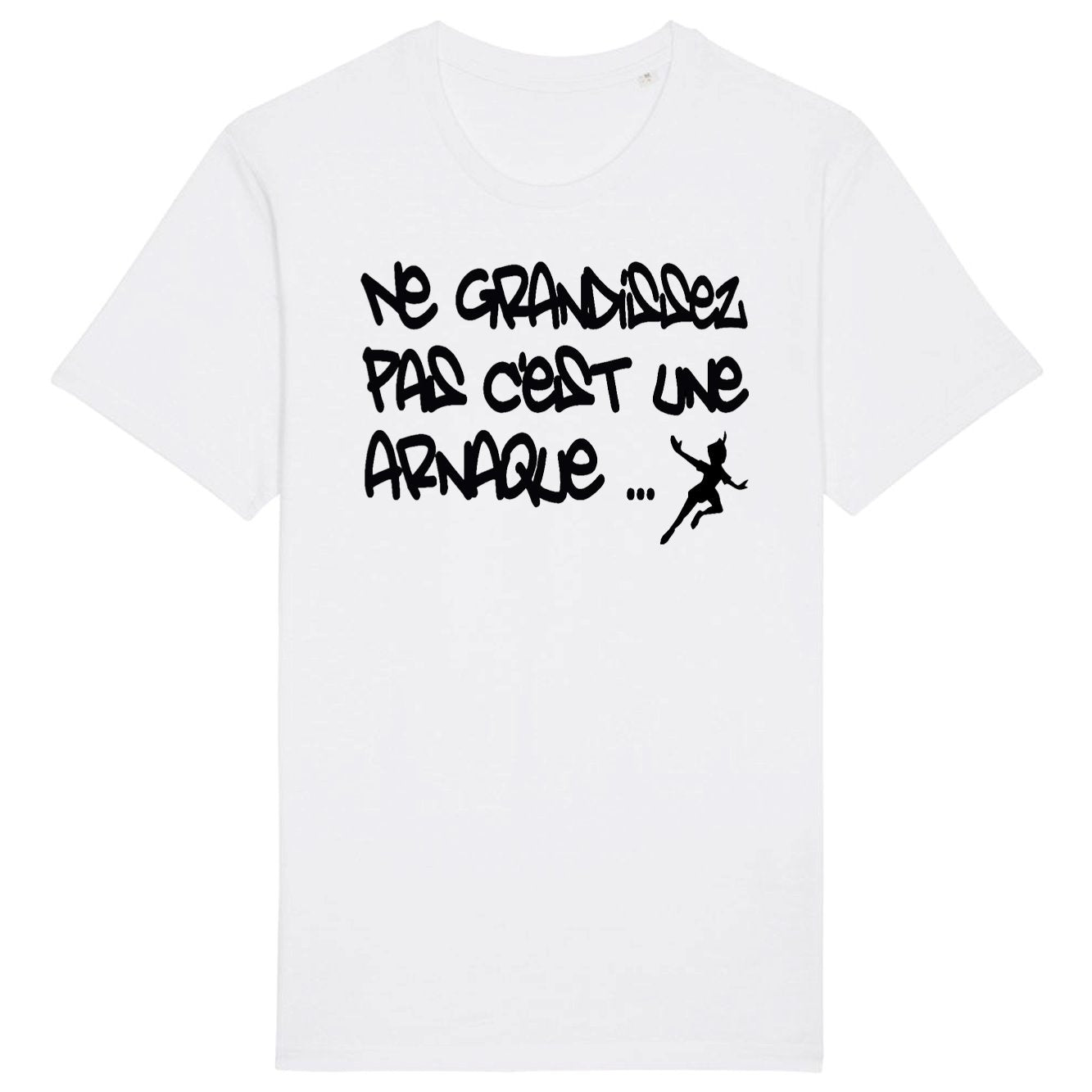 T-Shirt Homme Ne grandissez pas c'est une arnaque
