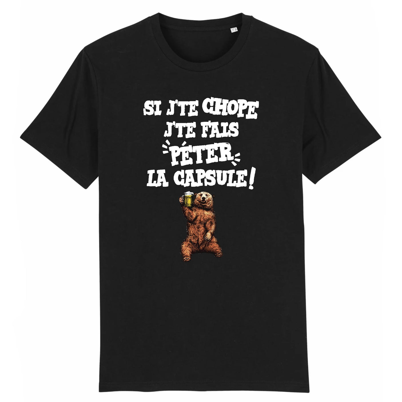 T-Shirt Homme Si j'te chope