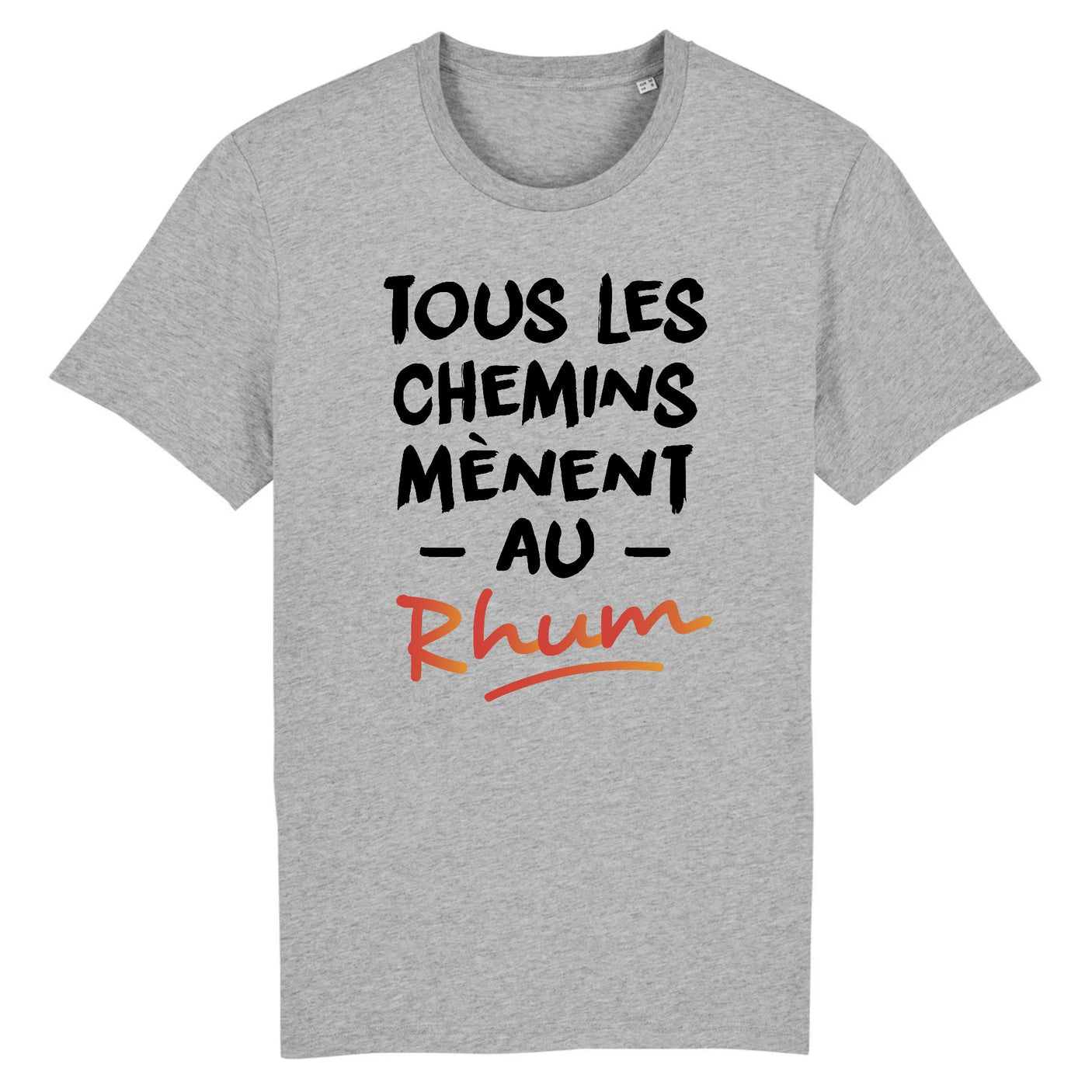 T-Shirt Homme Tous les chemins mènent au Rhum