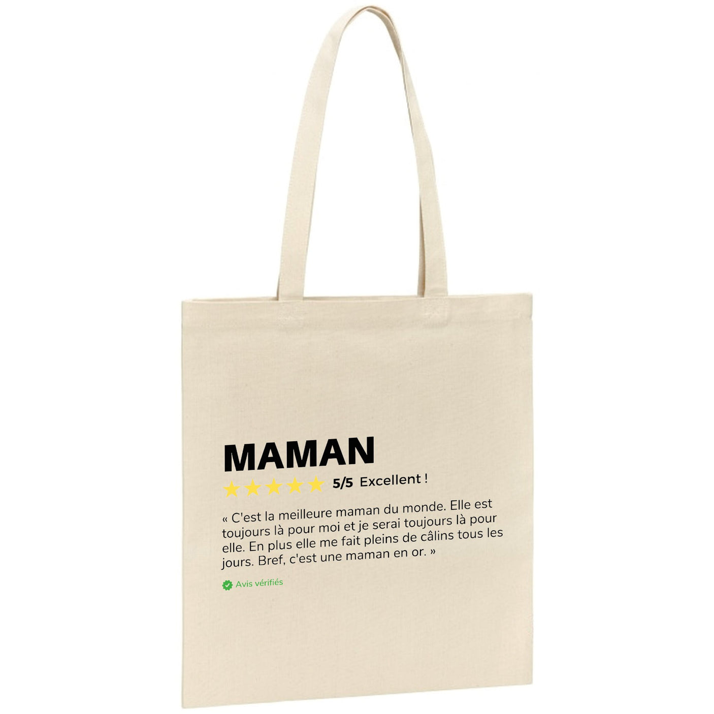 Tote bag Avis client Maman