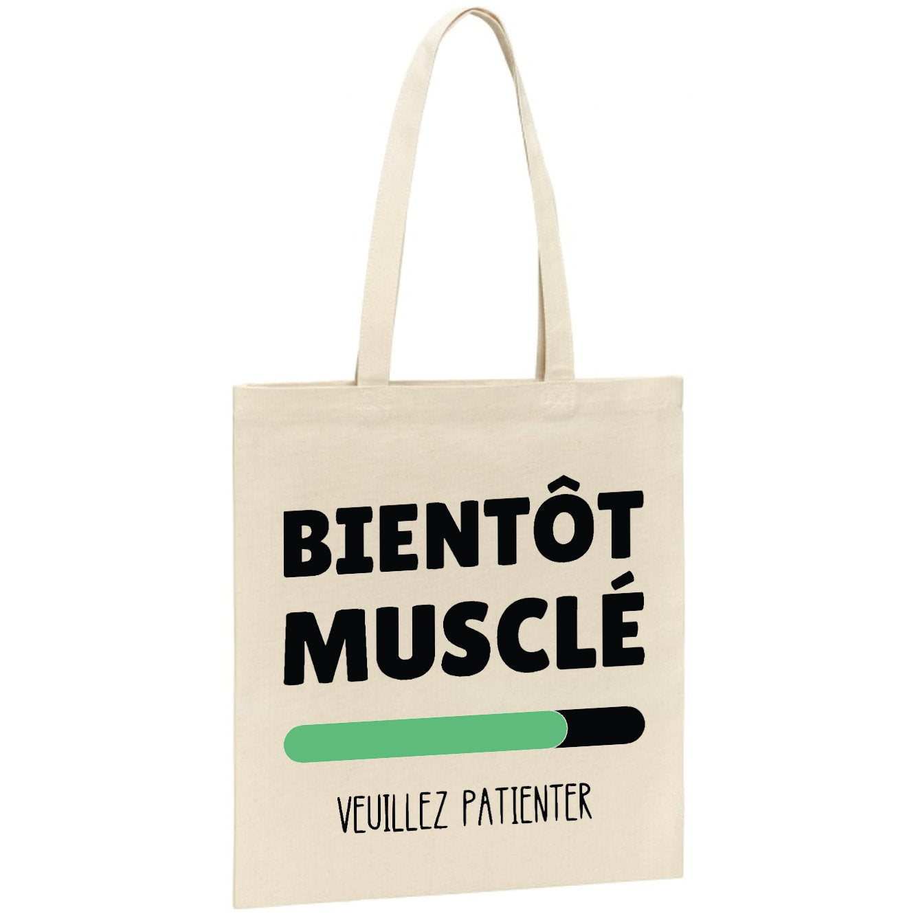 Tote bag Bientôt musclé