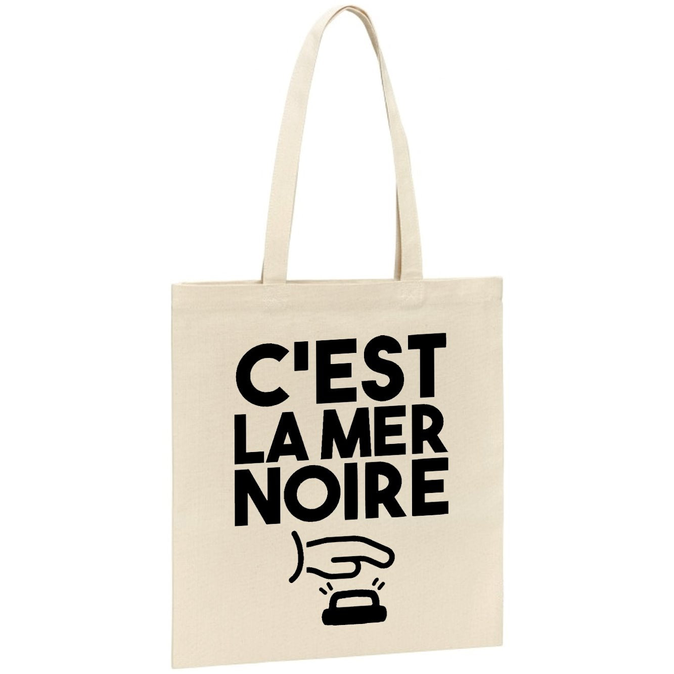 Tote bag C'est la mer noire