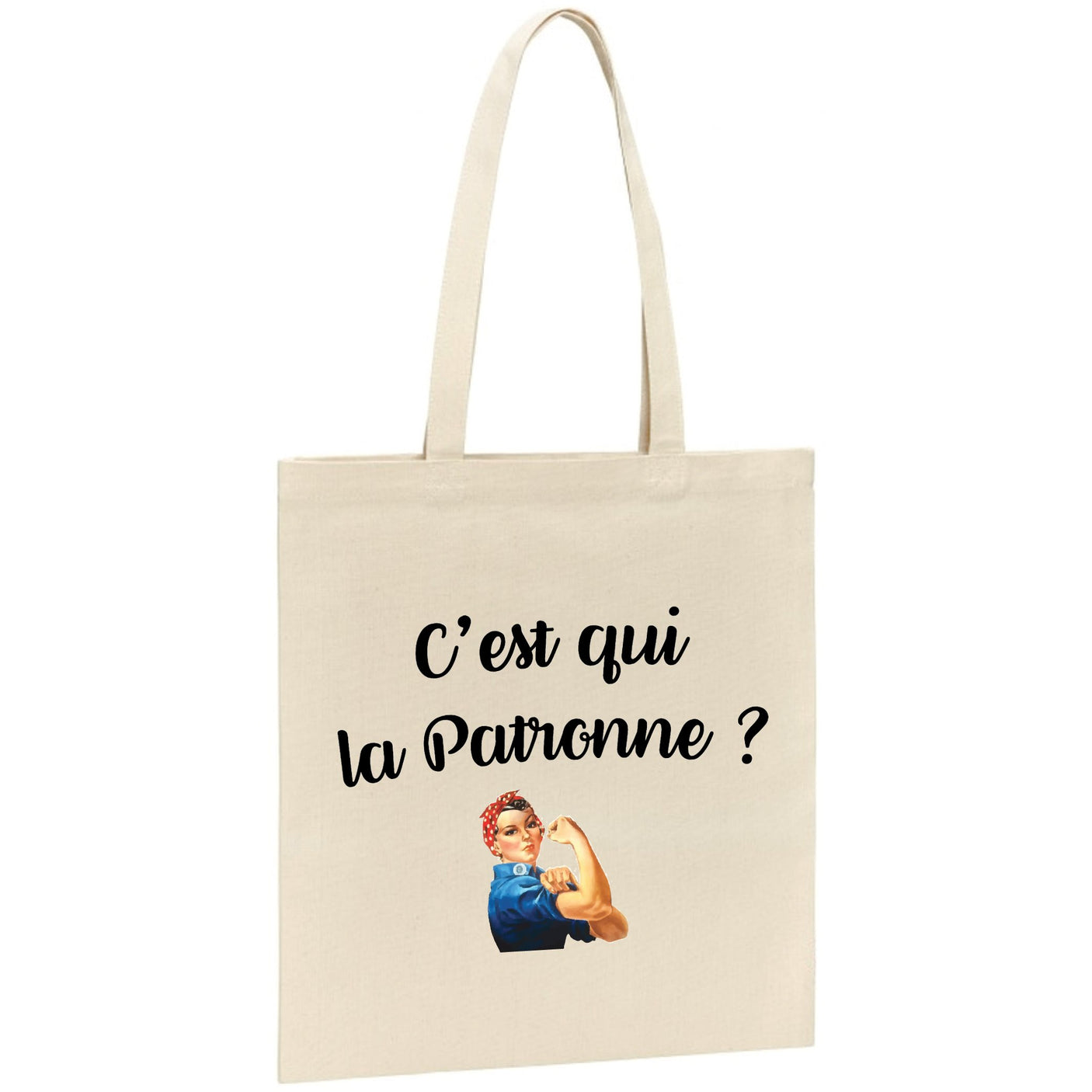 Tote bag C'est qui la patronne