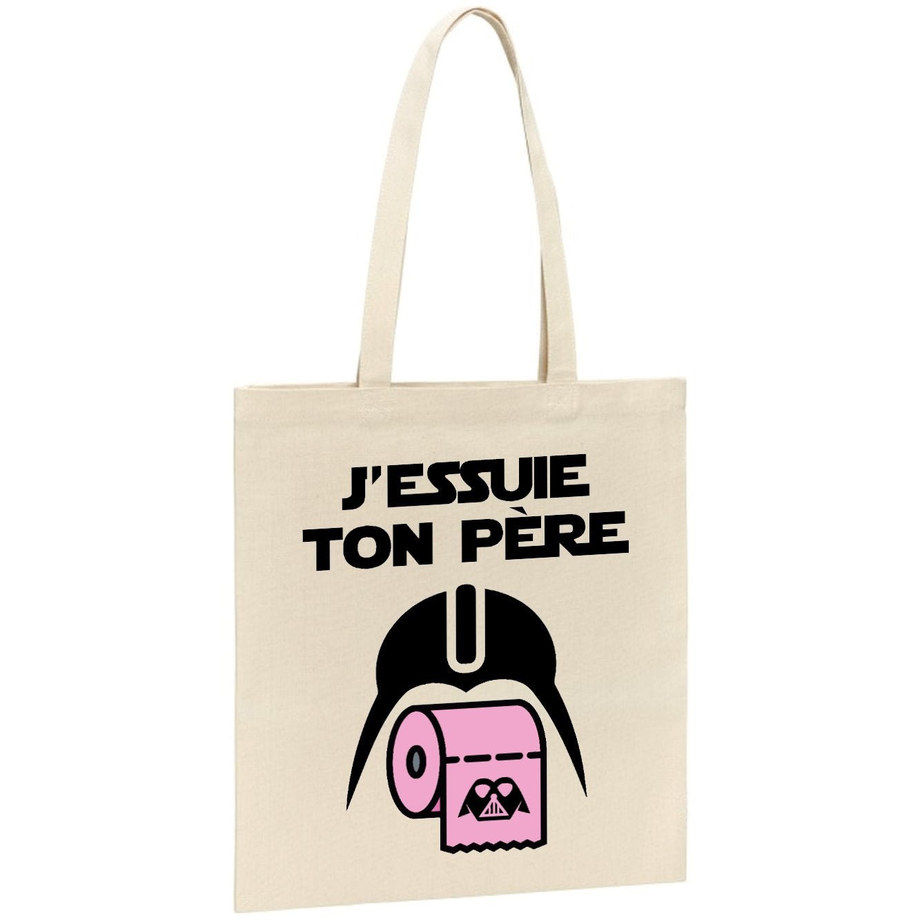 Tote bag J'essuie ton père