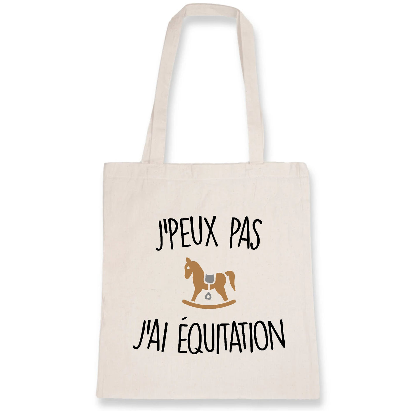 Tote bag J'peux pas j'ai équitation