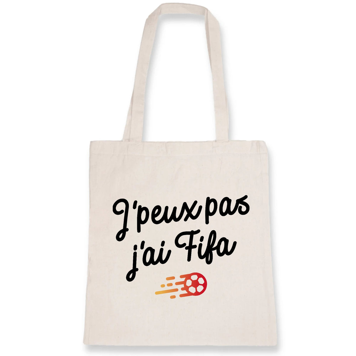 Tote bag J'peux pas j'ai Fifa