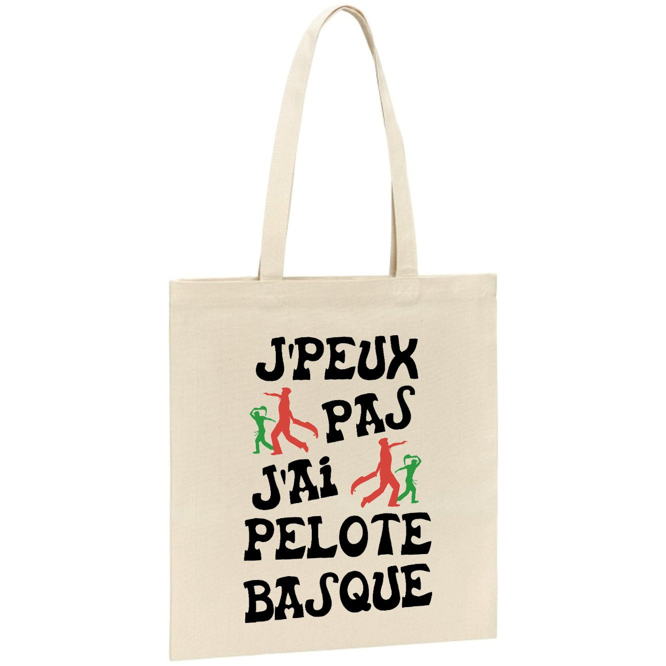 Tote bag J'peux pas j'ai pelote basque