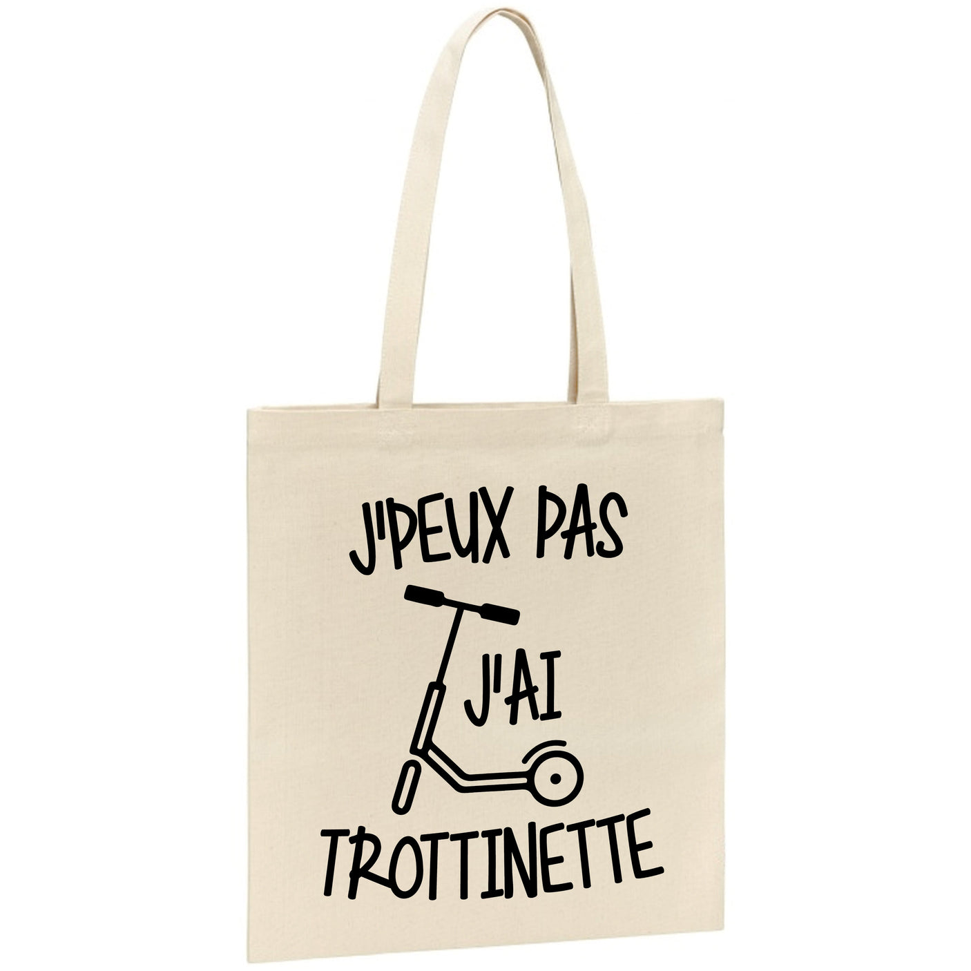 Tote bag J'peux pas j'ai trottinette