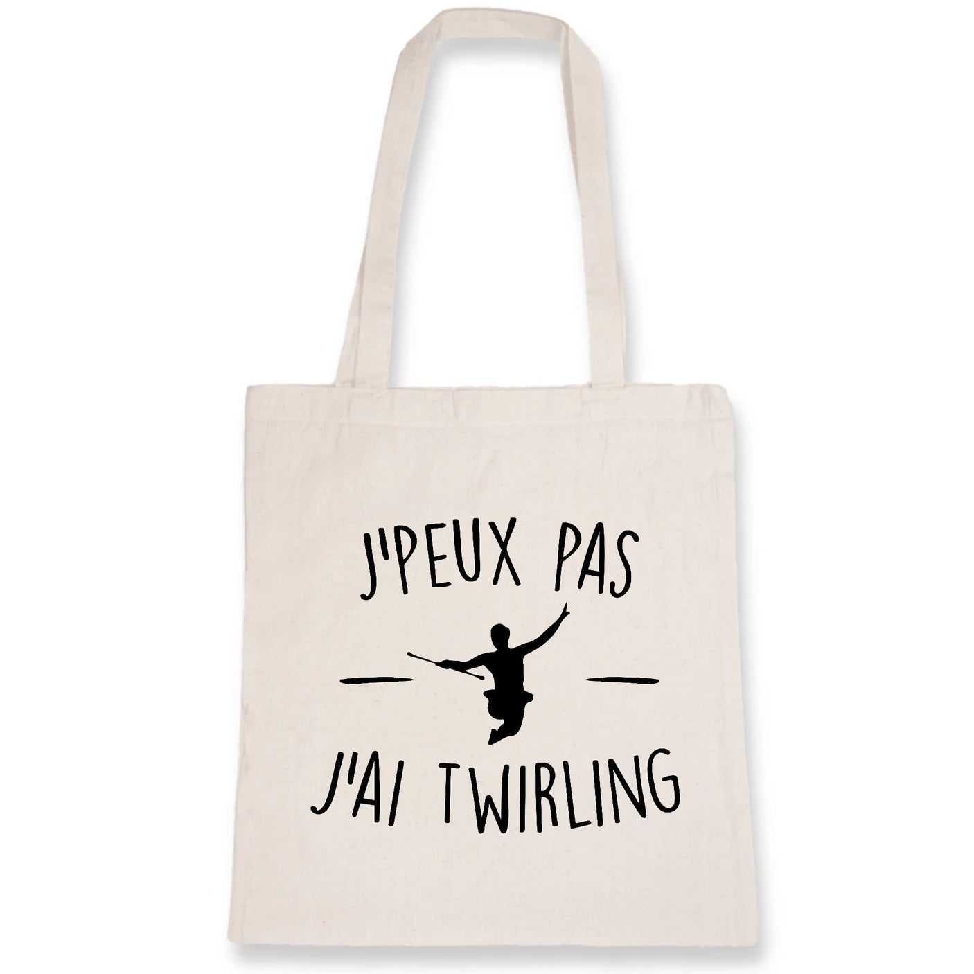 Tote bag J'peux pas j'ai twirling