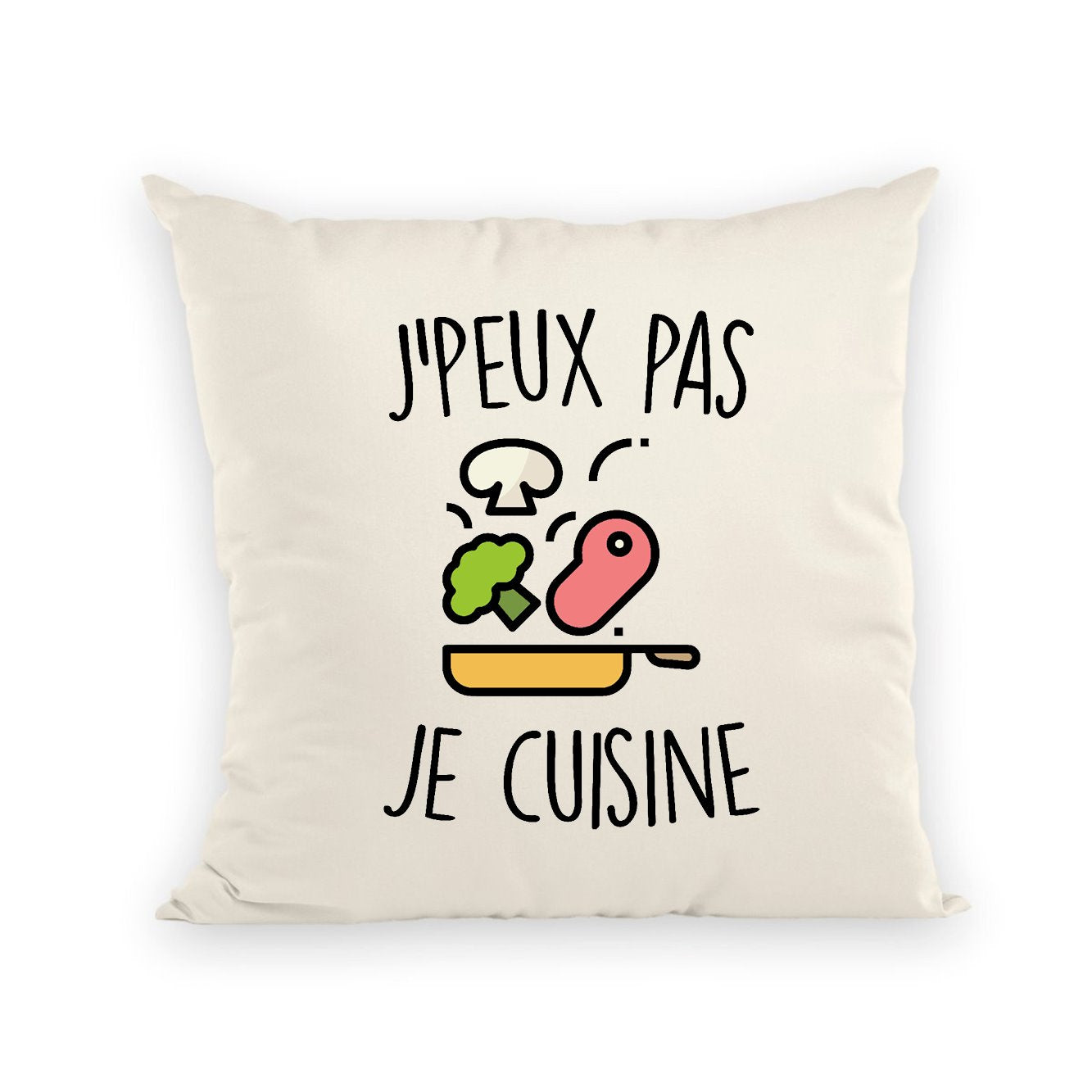 Coussin J'peux pas je cuisine 