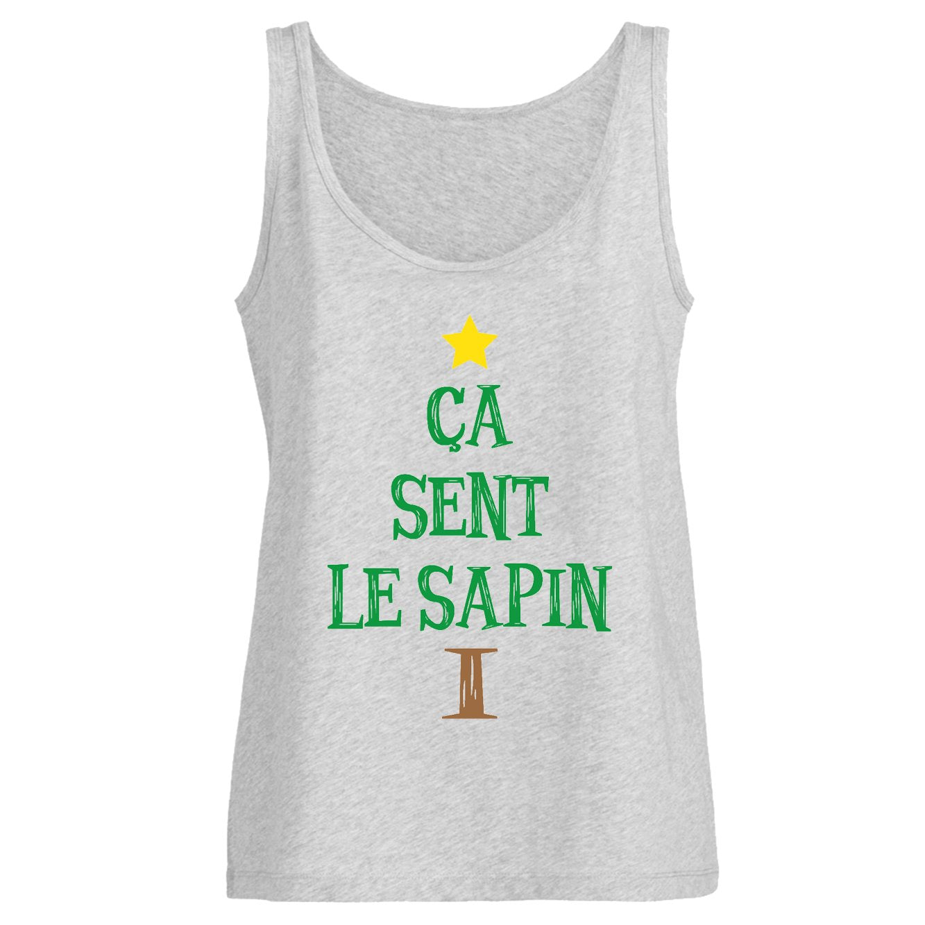 Débardeur Femme Ça sent le sapin 
