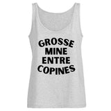 Débardeur Femme Grosse mine entre copines 