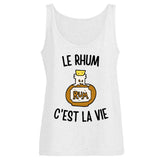 Débardeur Femme Le rhum c'est la vie 