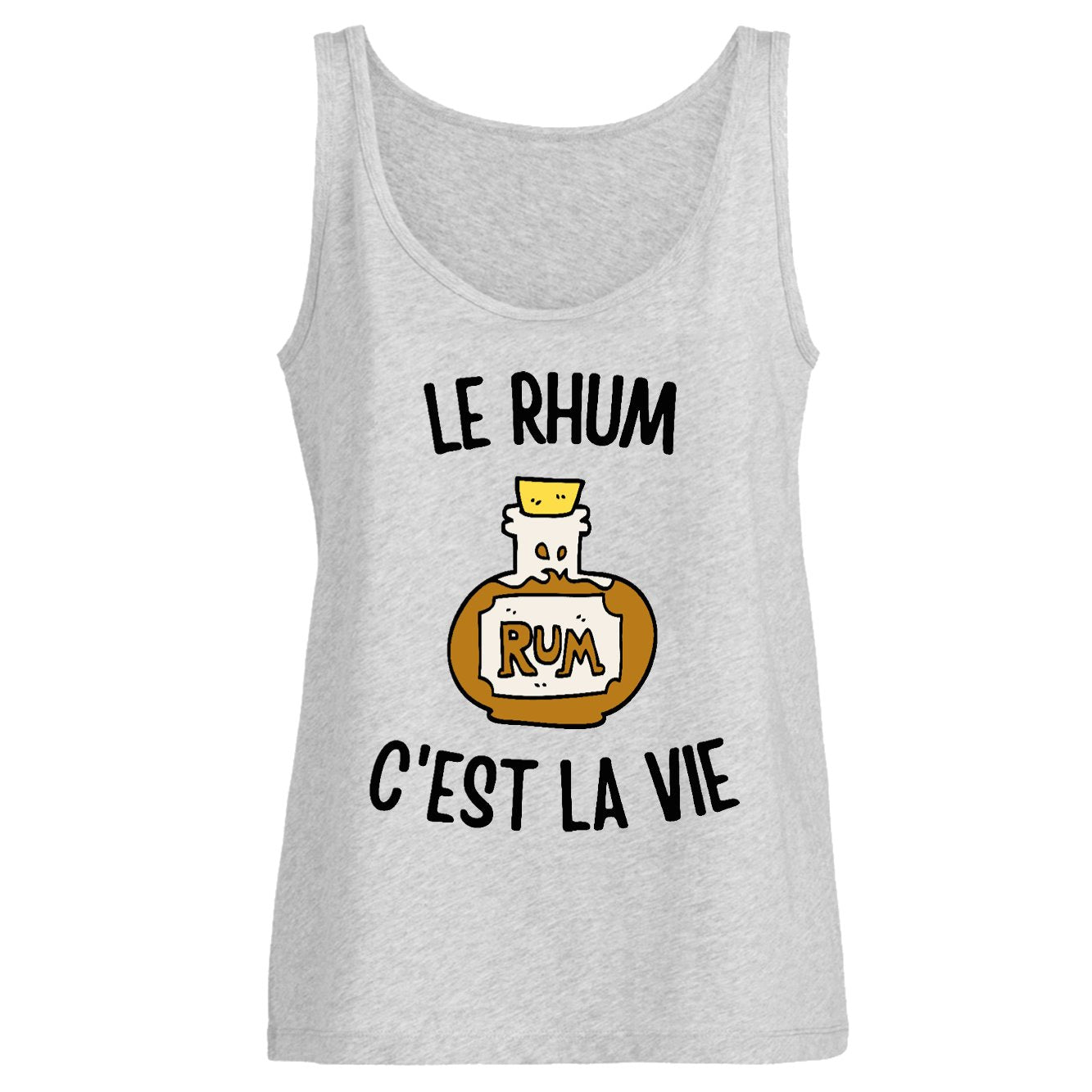 Débardeur Femme Le rhum c'est la vie 