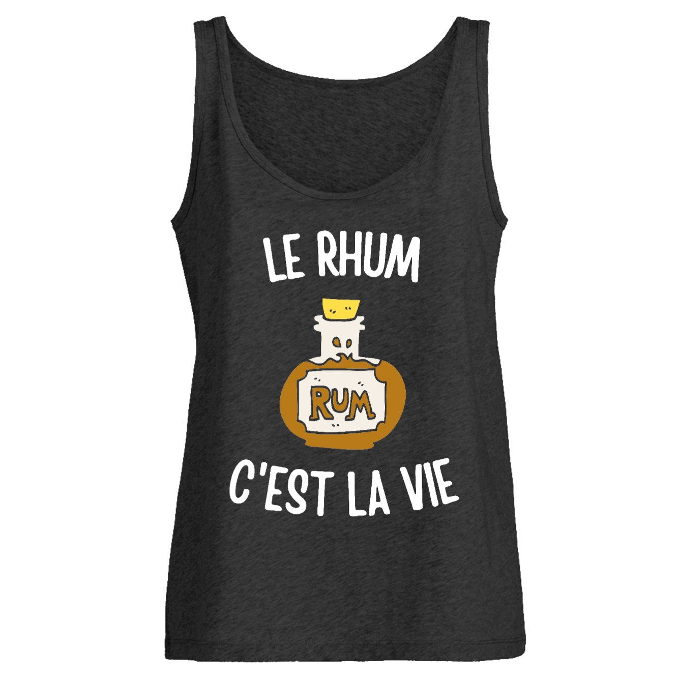 Débardeur Femme Le rhum c'est la vie 