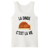 Débardeur Homme La dinde c'est la vie 