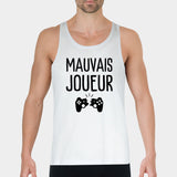 Débardeur Homme Mauvais joueur Blanc