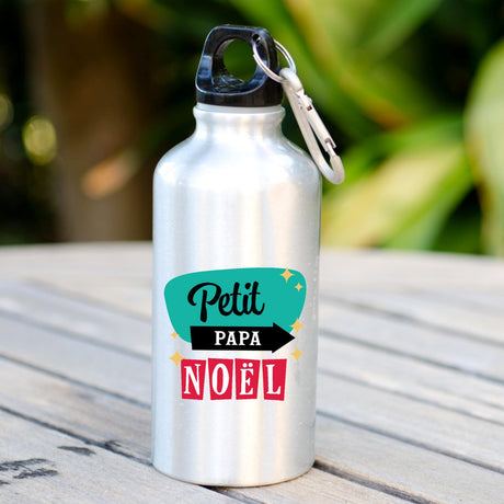 Gourde Petit Papa Noël Blanc