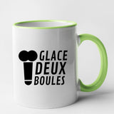 Mug Glace deux boules Vert