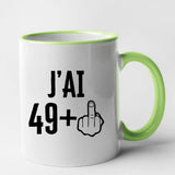 Mug J'ai 50 ans 49 + 1 Vert