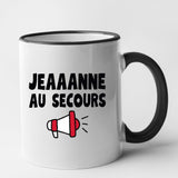 Mug Jeanne au secours Noir