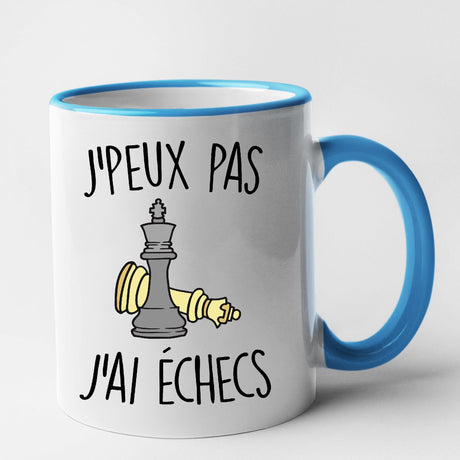 Mug J'peux pas j'ai échecs Bleu