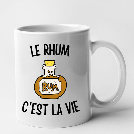 Mug Le rhum c'est la vie Blanc