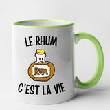 Mug Le rhum c'est la vie Vert