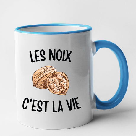 Mug Les noix c'est la vie Bleu