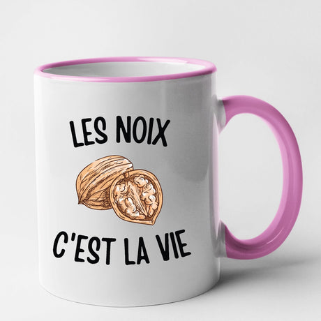 Mug Les noix c'est la vie Rose