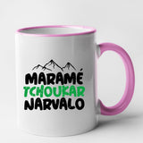 Mug Maramé tchoukar narvalo Rose